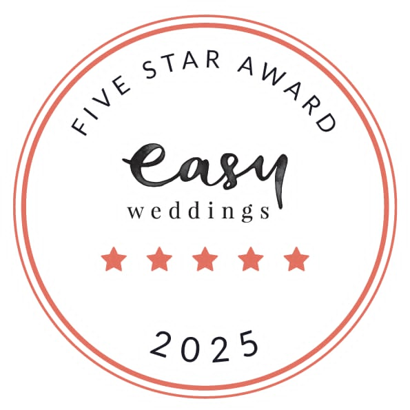 EasyWeddings Five Star Award 2025